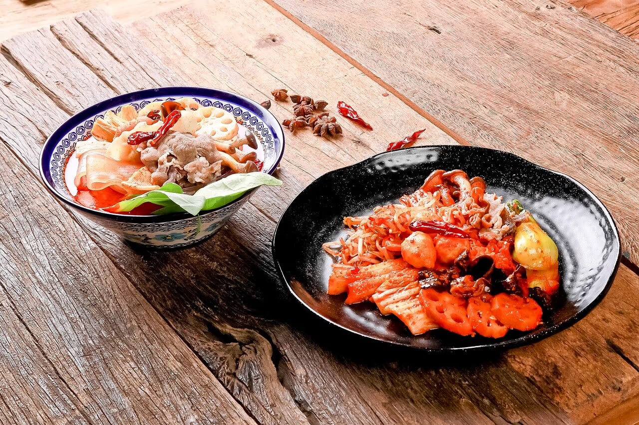 마라탕+꿔바로우 세트 컷 - 객단가 메뉴 조합 안내