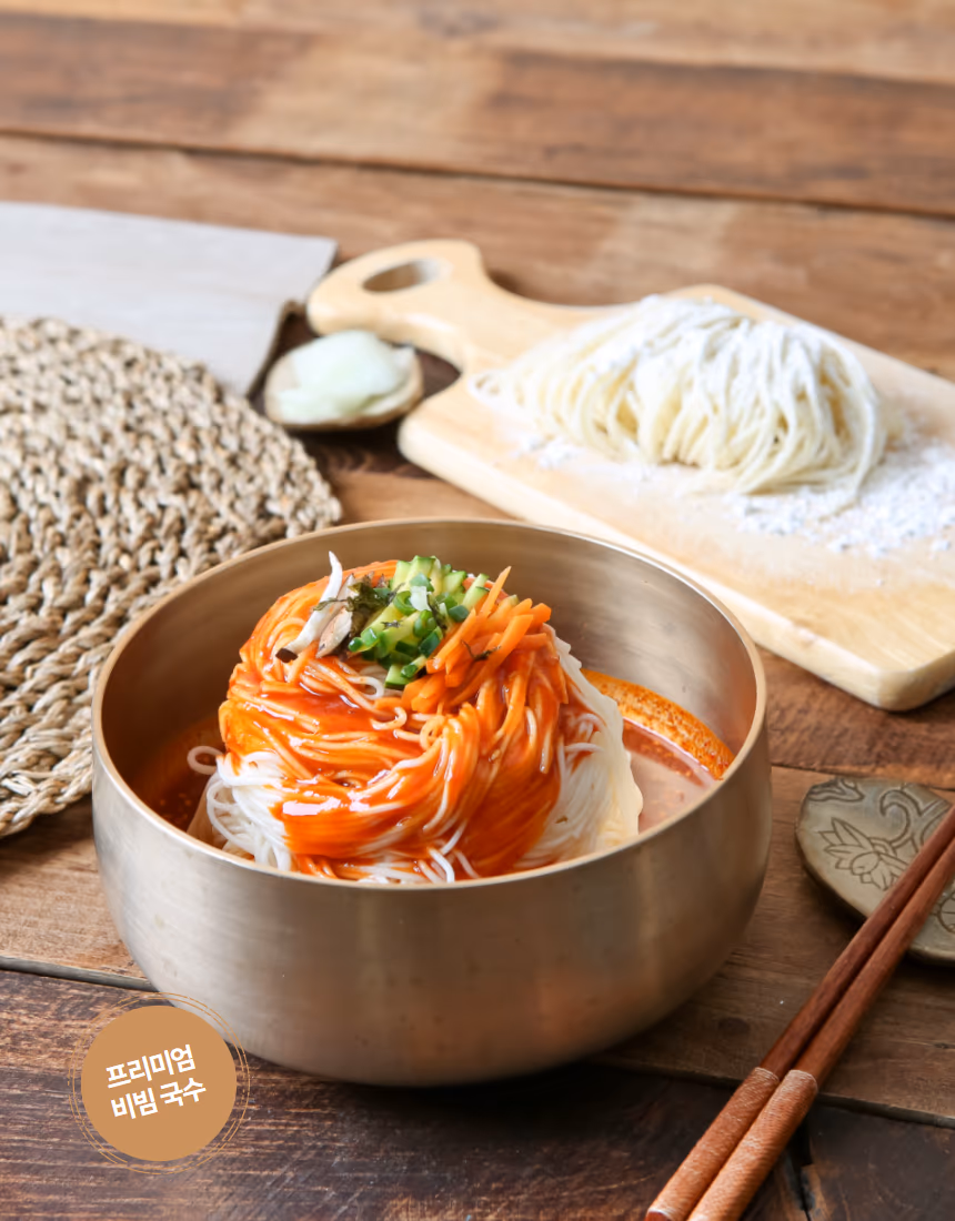 국수 음식사진 촬영 포트폴리오 - 들기름막국수·메밀국수·잔치국수·비빔국수 사례