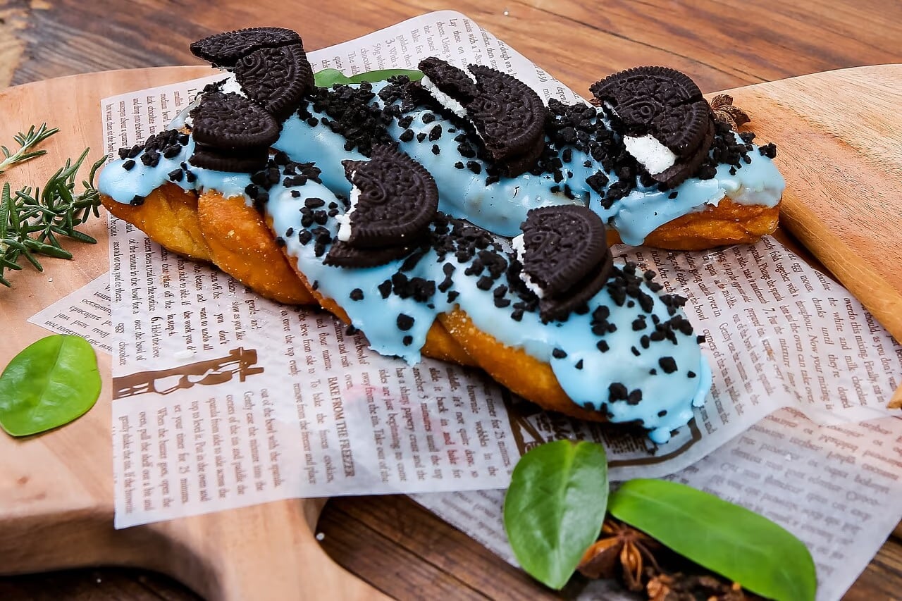 꽈배기+스무디 세트 컷 - 컬러 메뉴 조합 안내